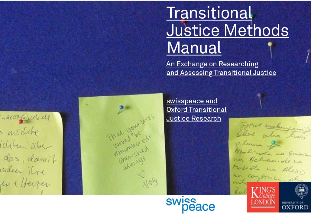 Transitional Justice Methods Manual - Justice Resources Center